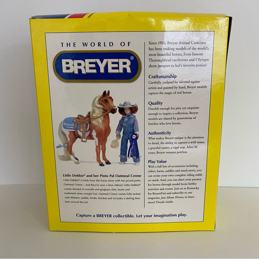 Breyer x Little Debbie Pony & Rider set 701806 in original box - Picture 4 of 7